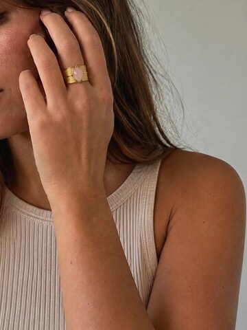 ETNÉE Ring 'Rosa di Sicilia' in Goud