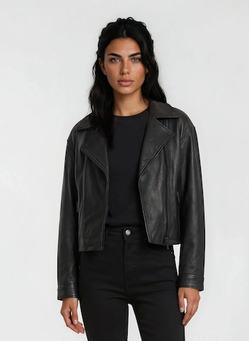 trueprodigy Prechodná bunda 'Alba' - Čierna: predná strana