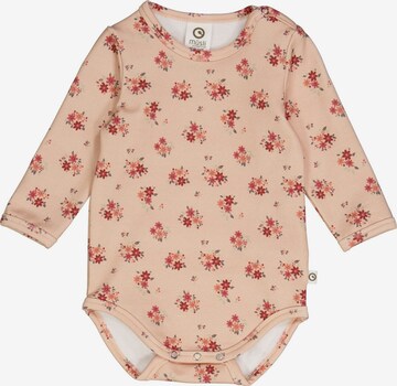 Tutina / body per bambino 'Langarm' di Müsli by GREEN COTTON in rosa: frontale