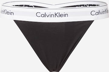 String Calvin Klein Underwear en noir : devant