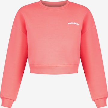 Smilodox Sweatshirt ' Sherry ' in Pink: front