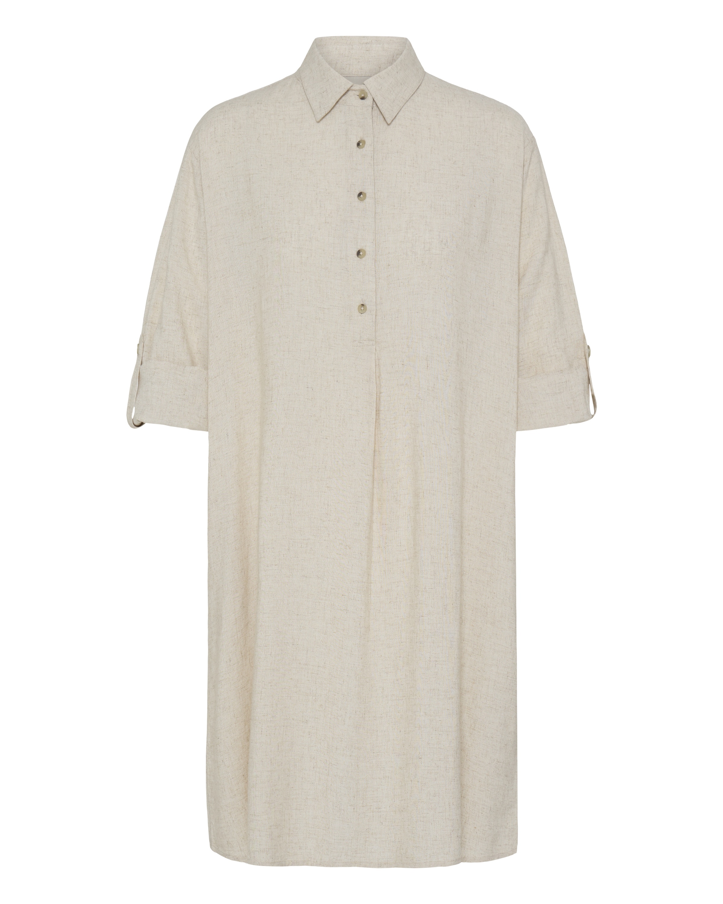 Fransa Shirt dress in Beige: front