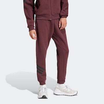 Tapered Pantaloni sportivi 'FI' di ADIDAS SPORTSWEAR in rosso