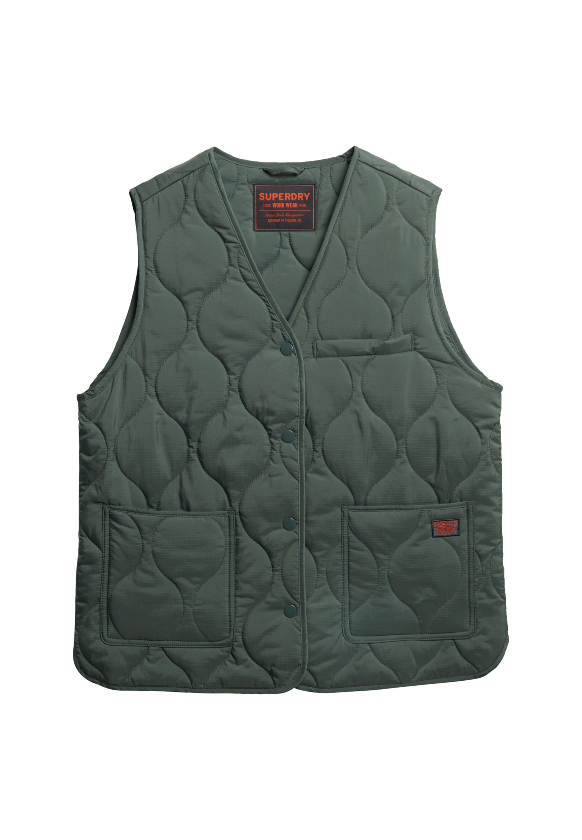 Gilet Superdry & Co en vert : devant