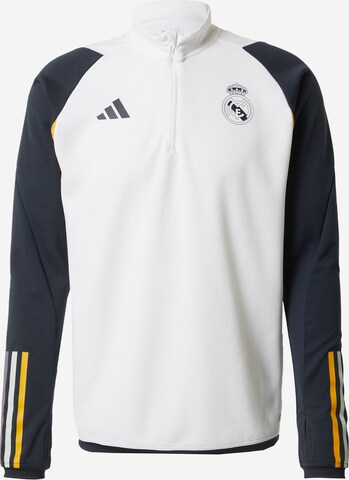 ADIDAS PERFORMANCE Sportsweatshirt 'Real Madrid Tiro 23' in Wit: voorkant