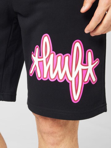 HUF Regular Shorts 'LANDMARK' in Schwarz