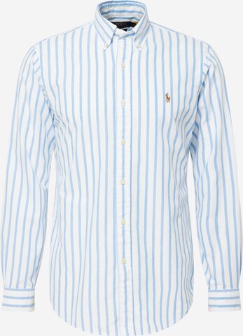 Coupe regular Chemise Polo Ralph Lauren en bleu : devant