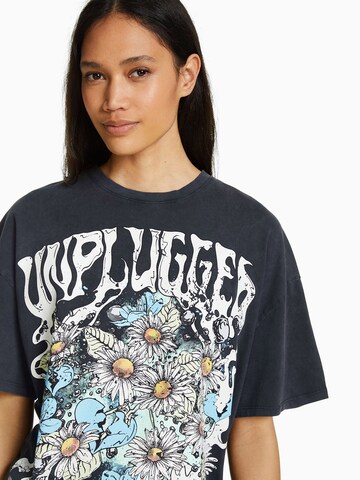 Bershka T-shirt i blå