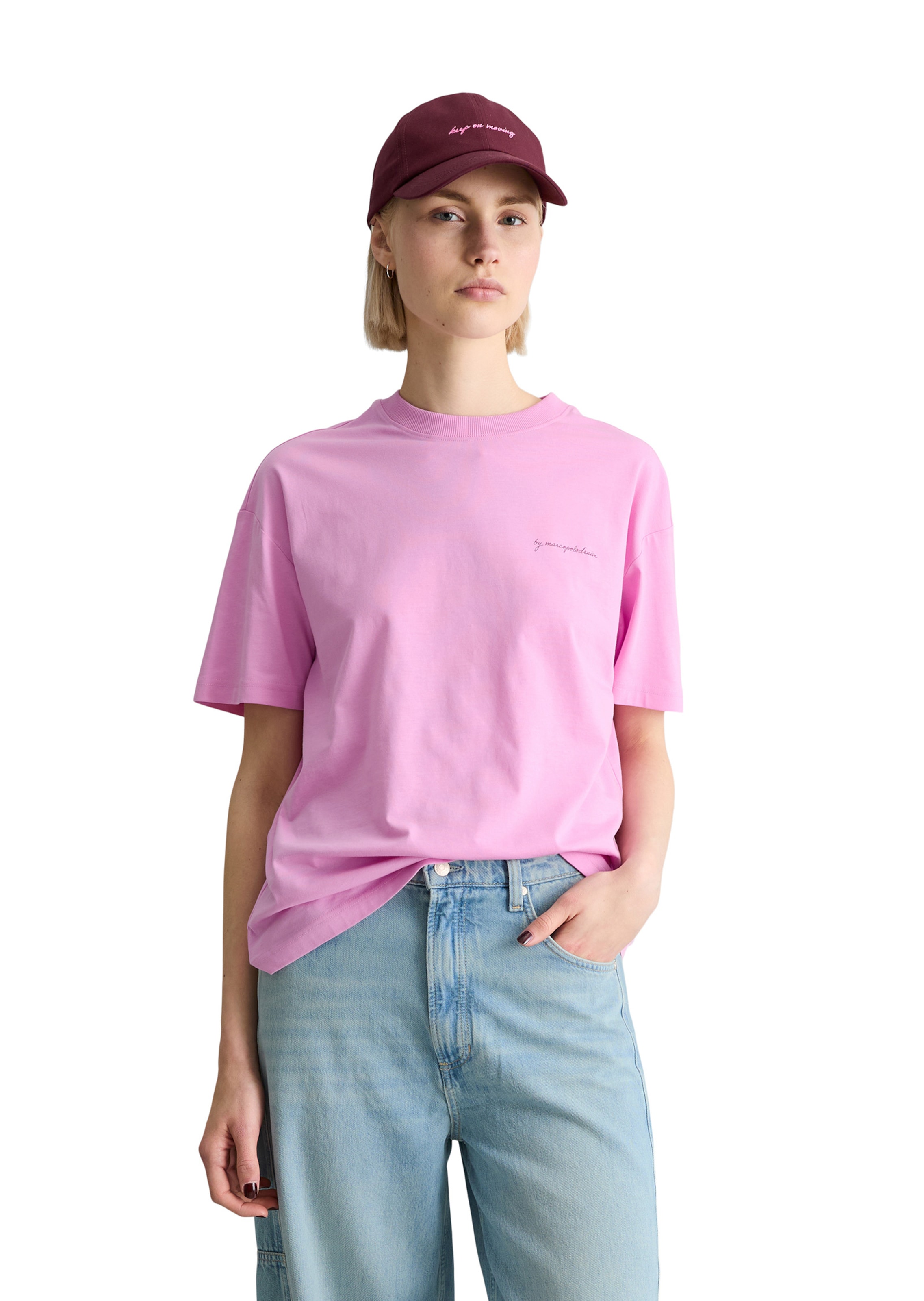 Marc O'Polo DENIM Shirt in Roze: voorkant