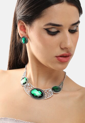 Set di gioielli ' Demi ' di SOHI in verde: frontale