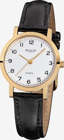 REGENT Analog Watch in Gold: front
