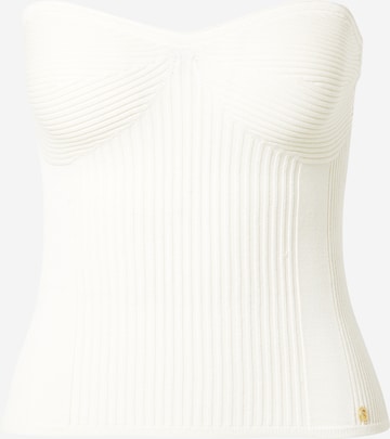 GUESS Knitted Top 'SELINA' in White: front