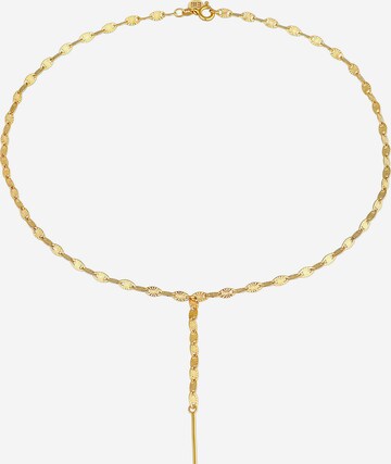 ELLI PREMIUM Halskette Valentino, Y-Kette in Gold