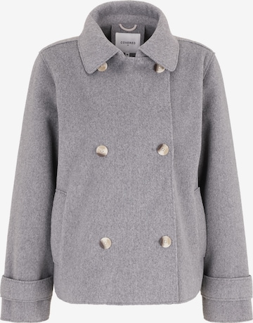 Covered Between-Season Jacket 'WISAL' in Grey: front