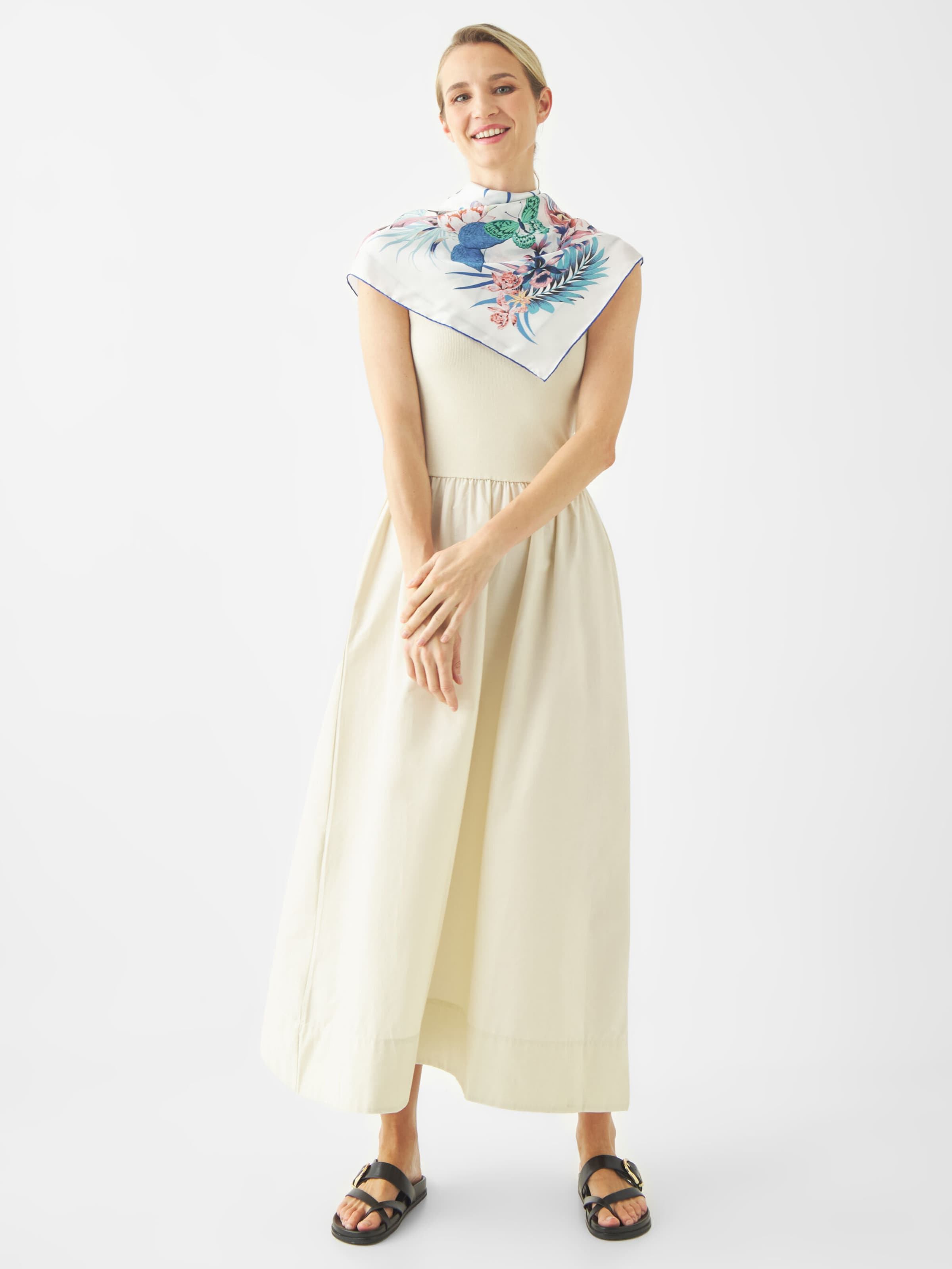 CODELLO Tuch Seidentuch in Weiß