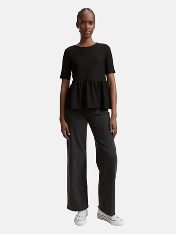TOM TAILOR DENIM Shirt in Black