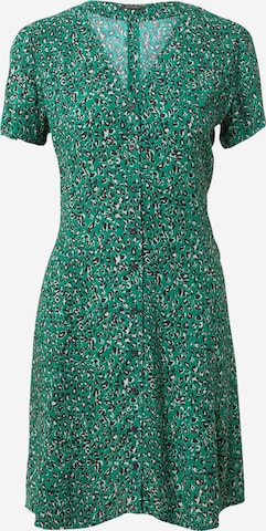 Robe-chemise IKKS en vert : devant