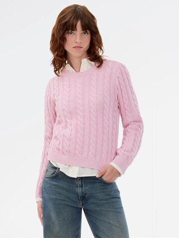 Pull-over ' Sabremd ' modström en violet : devant