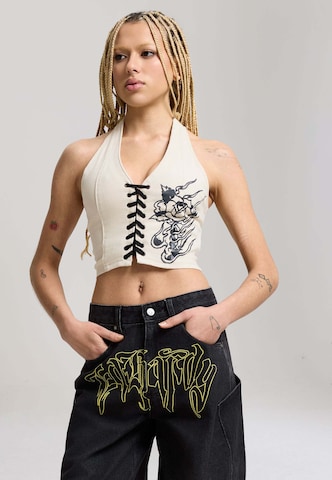 Ed Hardy - Top en beige