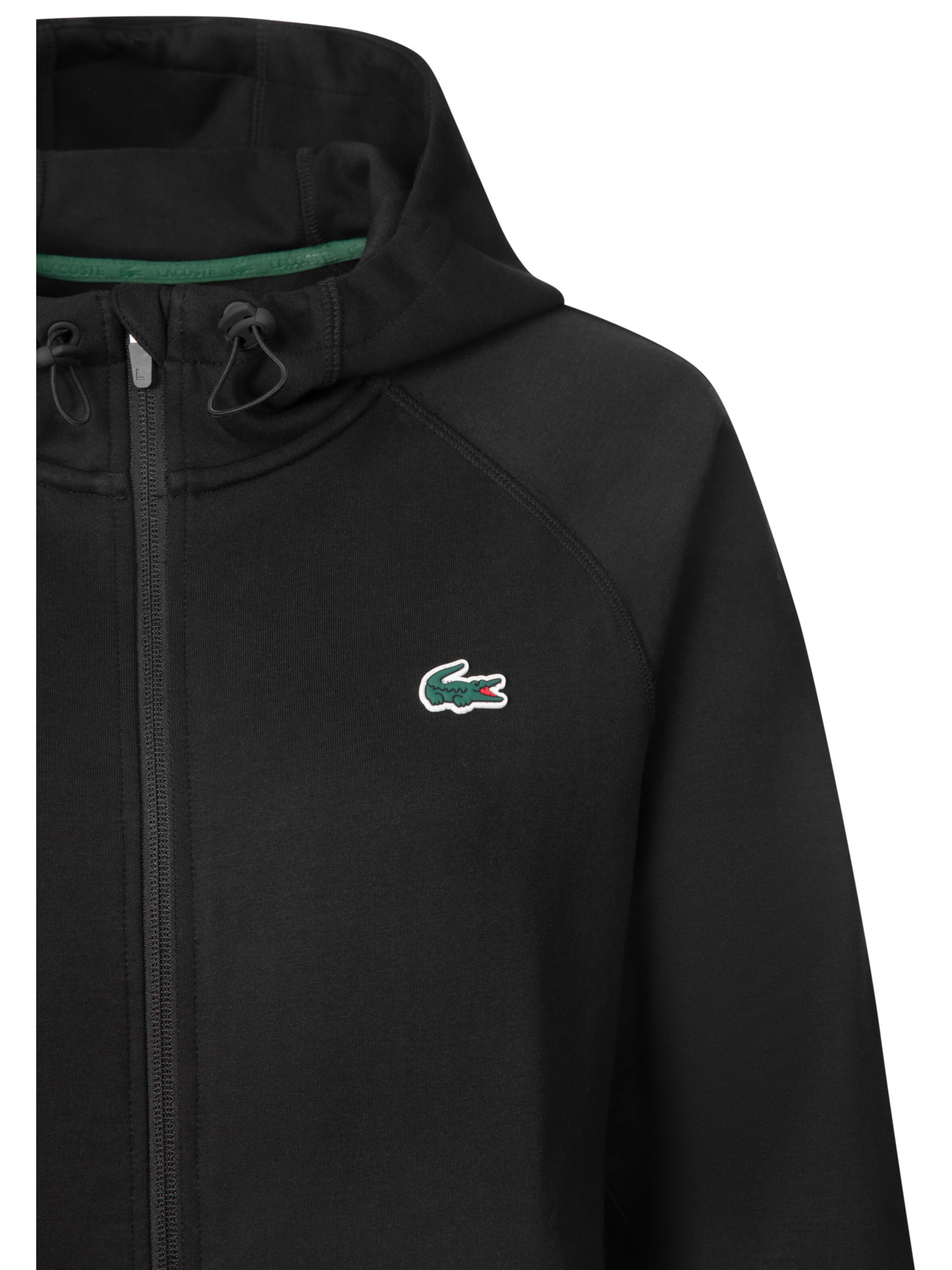 Veste de survêtement LACOSTE en noir