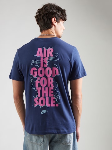 Tricou de la Nike Sportswear pe albastru: față
