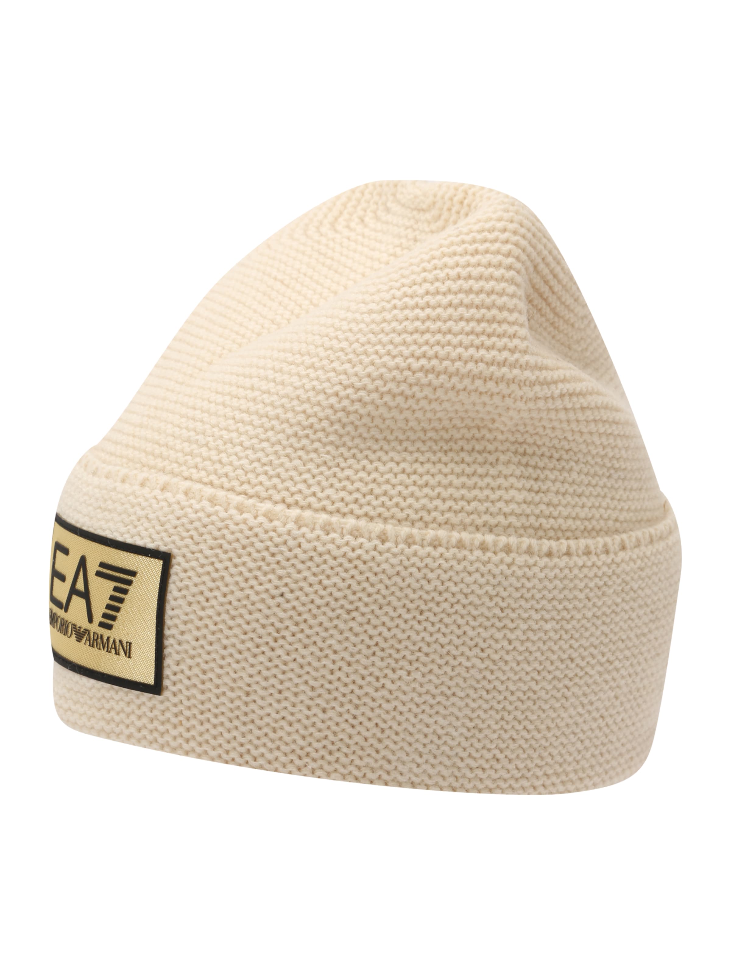 EA7 Emporio Armani Шапка в бежово: отпред