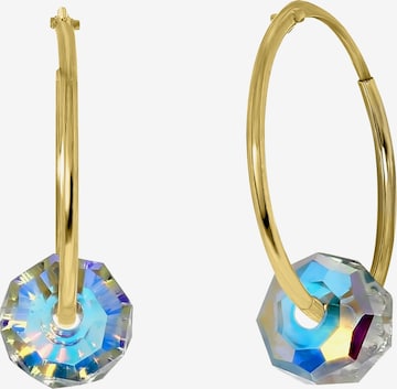 Lucardi Earrings 'Klassisch' in Gold: front