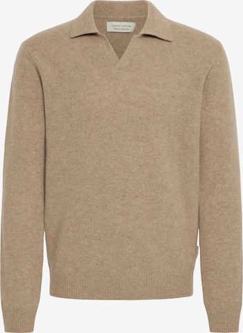 Casual Friday Trui 'CFKarl' in Beige: voorkant