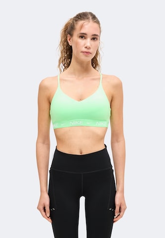 NIKEBustier Sportski grudnjak 'INDY' - zelena boja: prednji dio