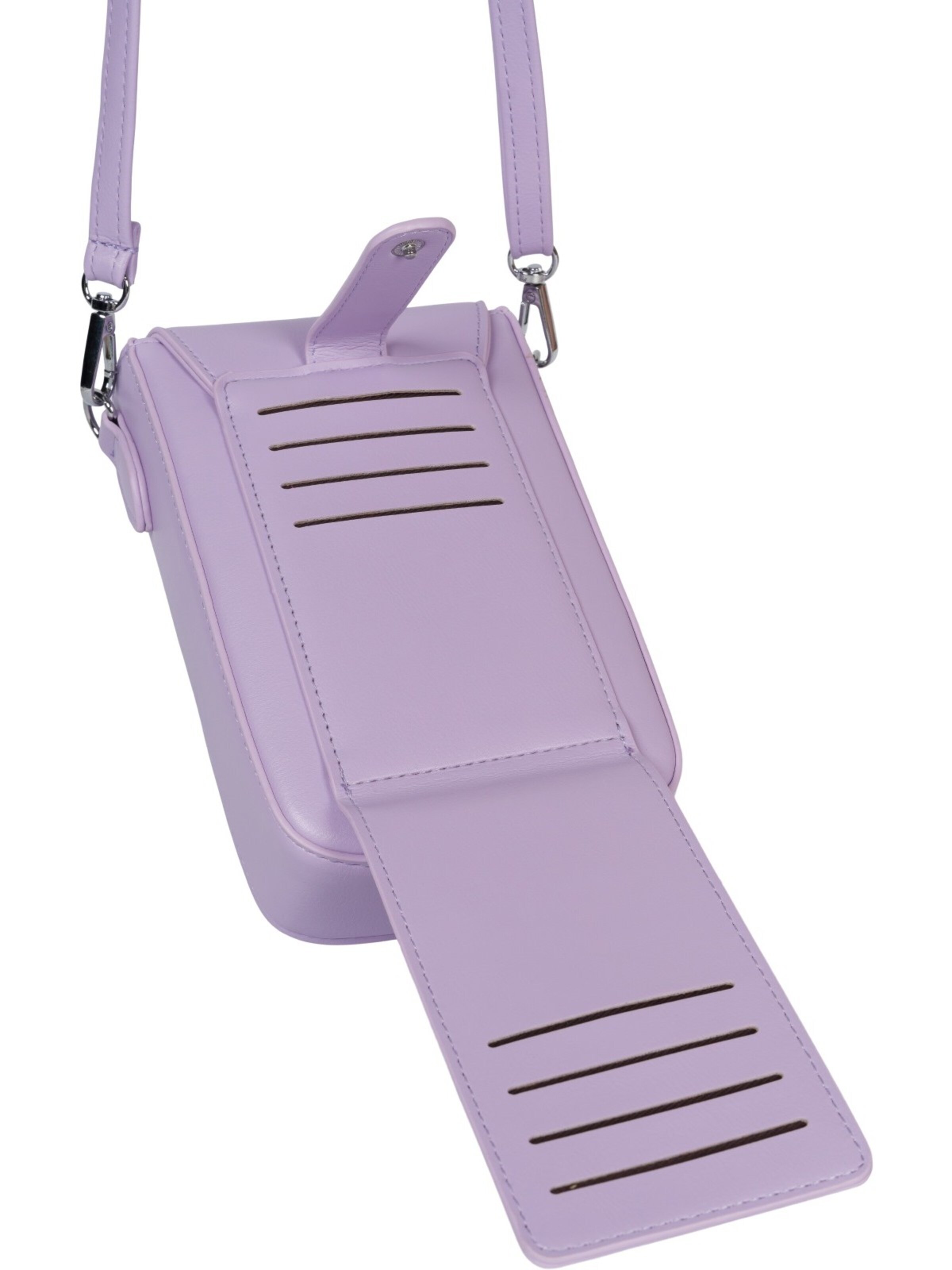 styleBREAKER Umhängetasche 'Box Bag Umhängetasche Uni'‌‌‌‌‌‌‌ in Lila