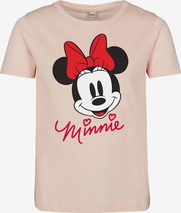 Mister Tee Paita 'Minnie Mouse' värissä vaaleanpunainen: etupuoli