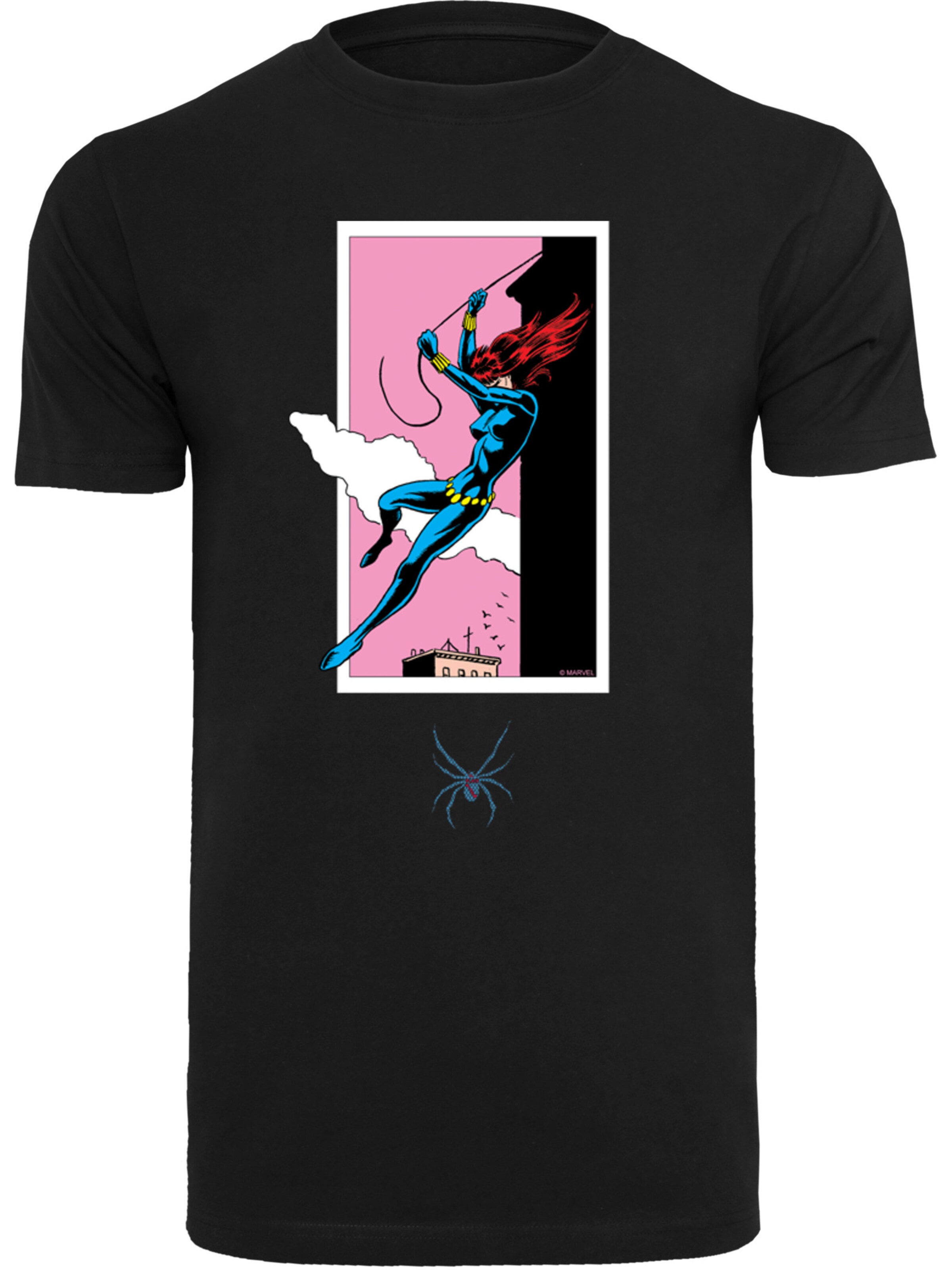 T-Shirt F4NT4STIC en noir : devant