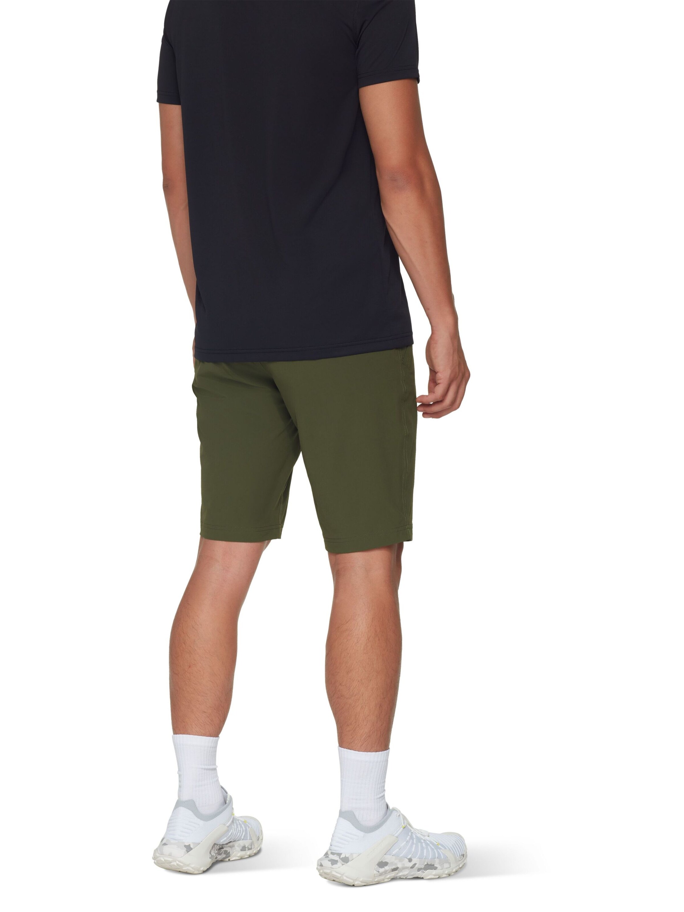 MAMMUT Regular Outdoor Pants 'Hiking V' in Green