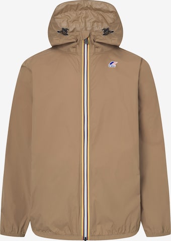 K-Way Funktionsjacke 'Le Vrai 4.0 Claude' in Braun: Vorderseite