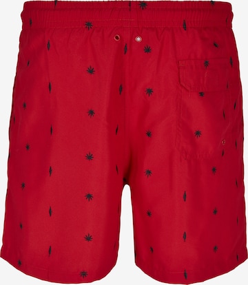 Urban Classics Badshorts i röd