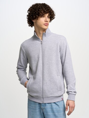 BIG STAR Sweatshirt 'DUNNOS' in Grey: front
