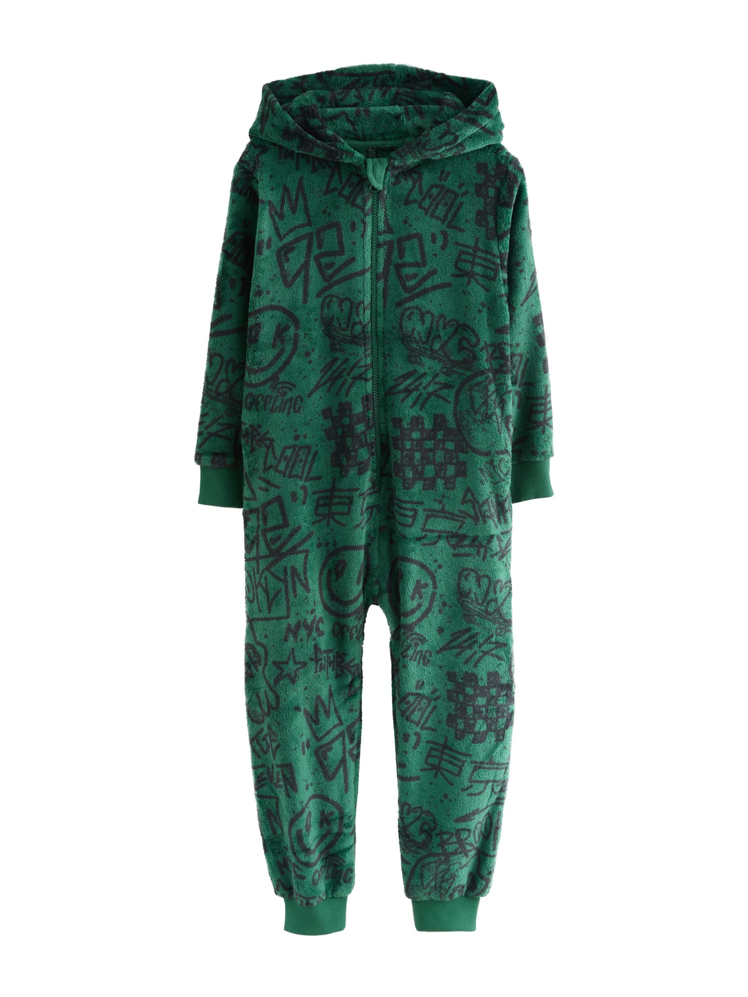 Next Πιτζάμα σε πράσινο: μπροστά