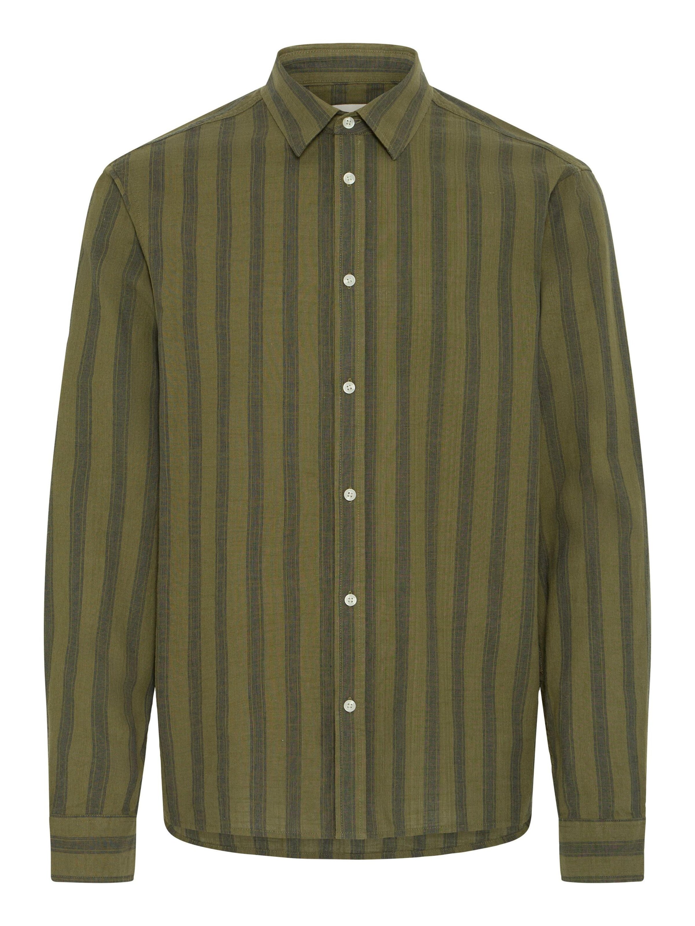 BLEND Langarmhemd ' BHDaris ' in Grün: Vorderseite