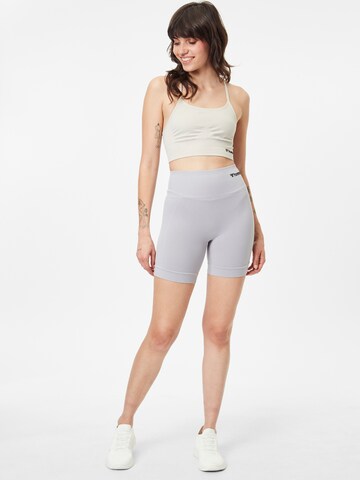 Hummel Skinny Sportovní kalhoty – šedá