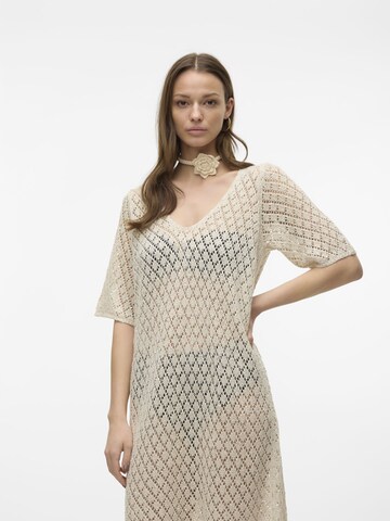 VERO MODA Knitted dress 'Leilani' in Beige