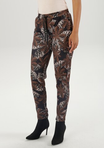 Aniston SELECTED Skinny Pants in Brown: front