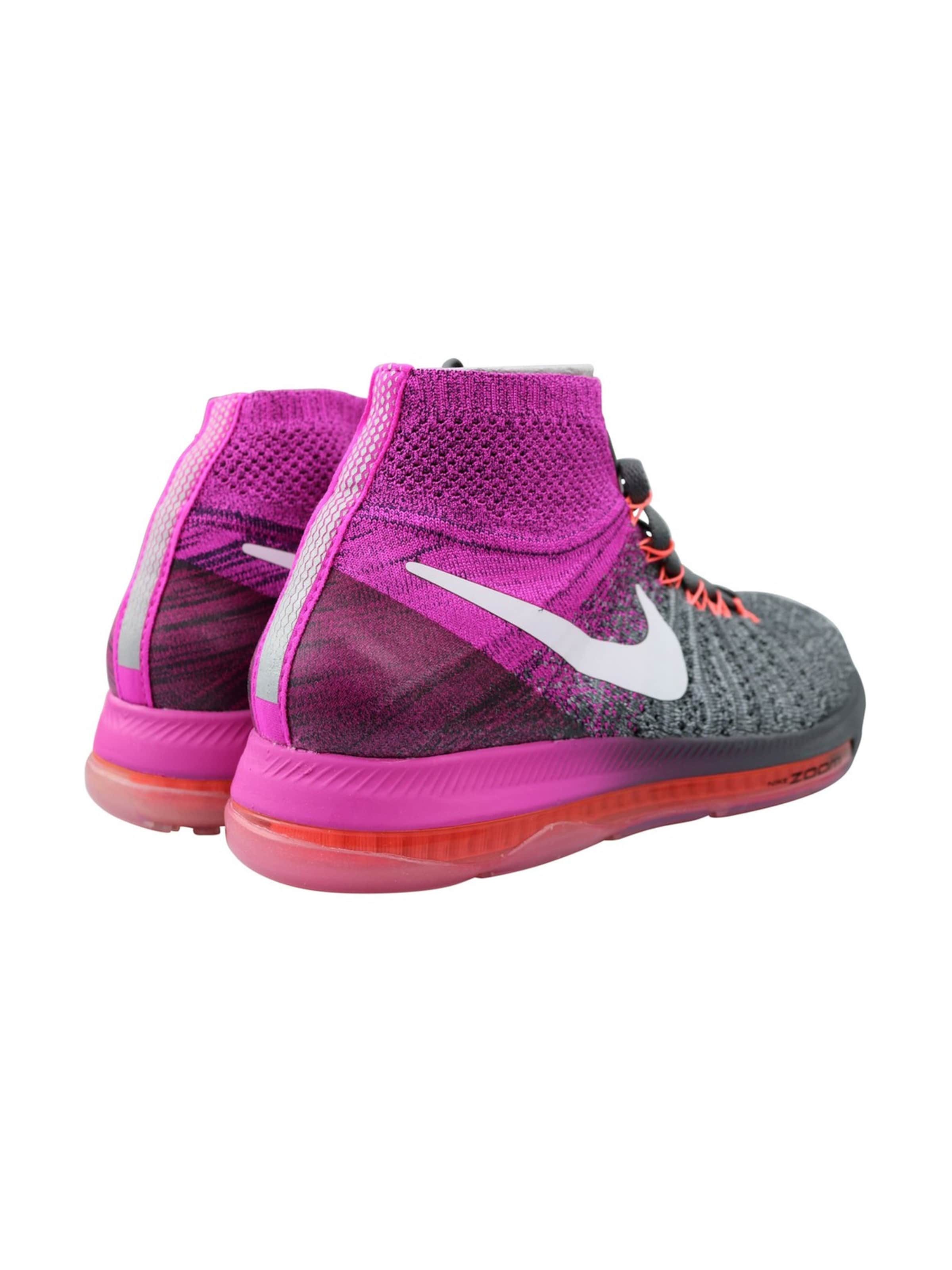 Chaussure de sport 'Zoom All Out Flyknit' NIKE en gris