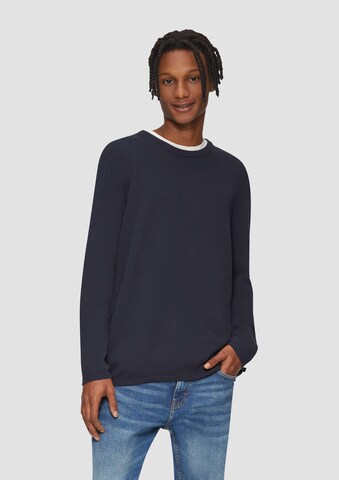 Pull-over QS en bleu : devant