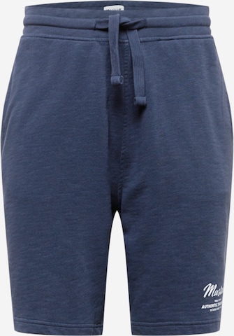 MUSTANG Pants 'Jim' in Blue: front