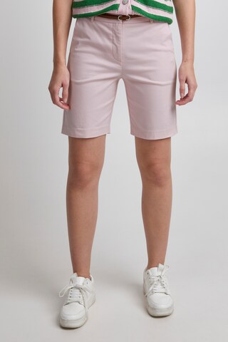 b.young Regular Pants in Pink: front