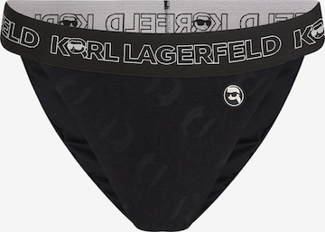 Karl Lagerfeld Σλιπ μπικίνι ' Ikonik' σε μαύρο: μπροστά
