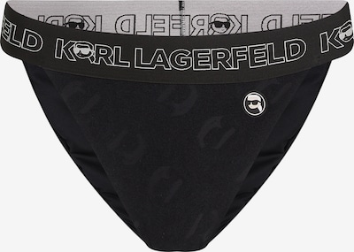 Karl Lagerfeld Bikinibroek ' Ikonik' in de kleur Zwart / Wit, Productweergave