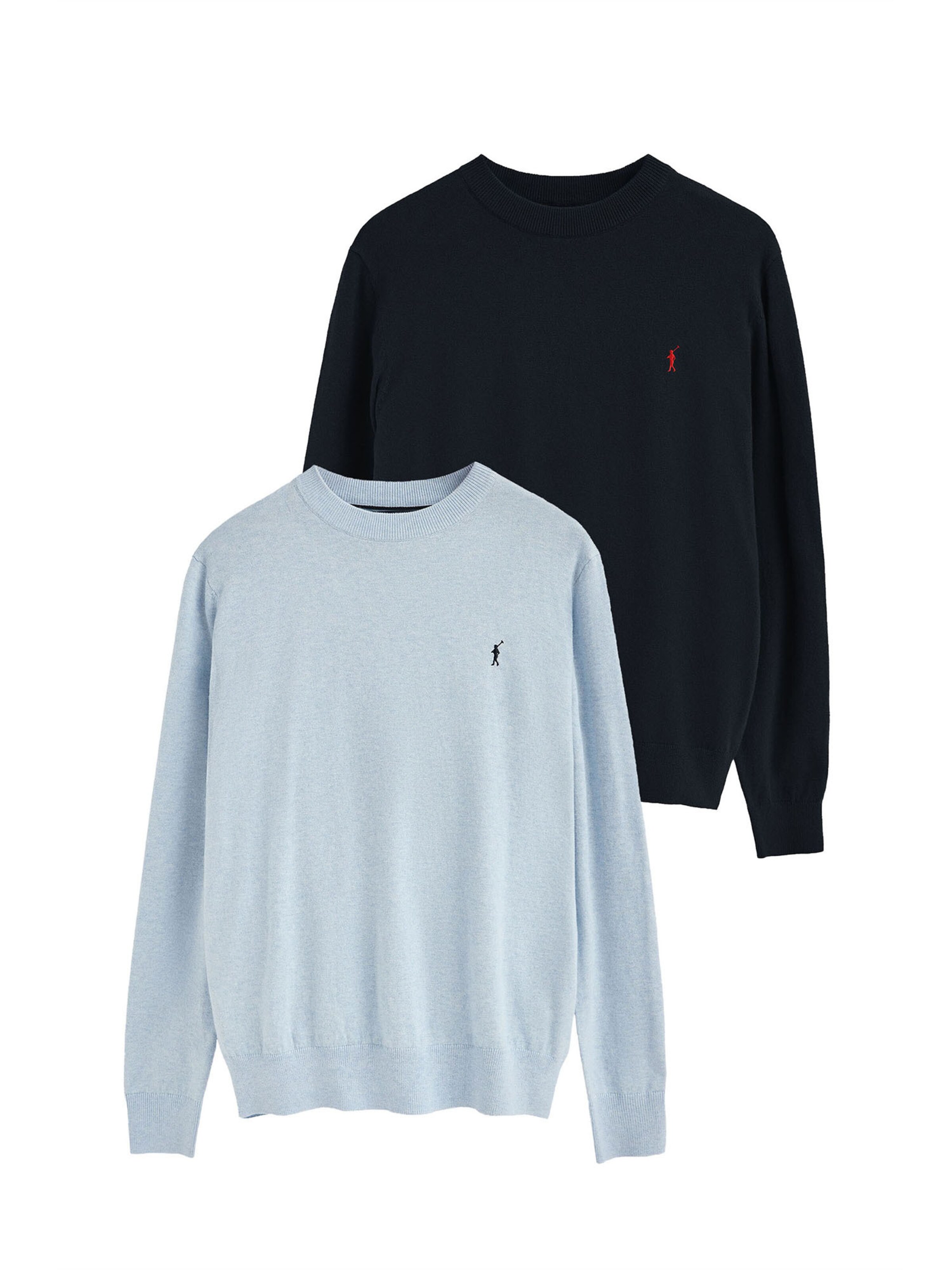 Polo Club Pullover in Blau: Vorderseite