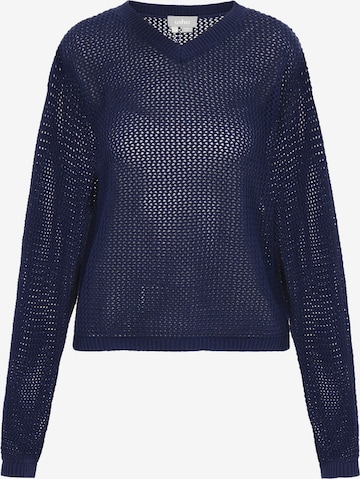 Usha Trui in Blauw: voorkant