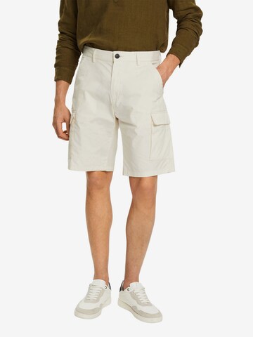 ESPRIT Regular Cargo Pants in Beige